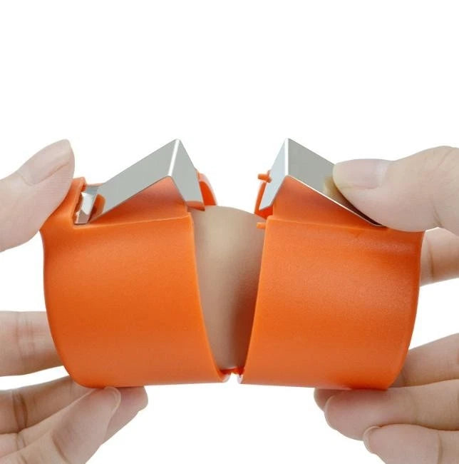 Egg Cracker Separator Handheld Egg Opener Breaker Kitchen Gadget Tool